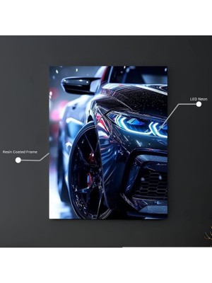 Neon Poster LED Işıklı – Dekoratif Duvar Posteri Hediye ve Ev Dekoru Için Harika Seçim