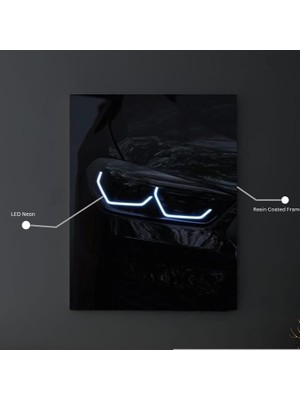 Neon Poster LED Işıklı – Dekoratif Duvar Posteri Hediye ve Ev Dekoru Için Harika Seçim