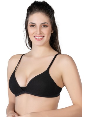 Siyah Mı Emay 1417 Modal Cotton Kaplı Sütyen