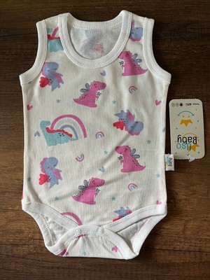 1 Adet Kolsuz Kız Erkek Bebek Badi Body Zıbın Alttan Çıtçıtlı Bisiklet Yaka Yenidoğan