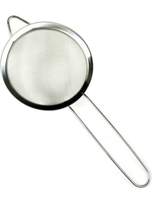 Çok Amaçlı Kullanılabilir Metal Süzgeç – 10 cm Çaplı Tekli Paslanmaz