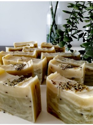 El Yapımı Doğal Argan Jojoba Killi Sabun 90 gr – Yağlı Saçlar Için