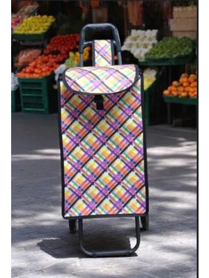 Katlanır Tekerlekli Pazar Arabası – Hafif ve Taşınabilir