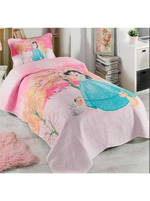 Örtüm Princess Kapitone Tek Kişilik Yatak Örtüsü Takımı