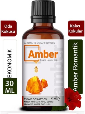 Amber Çiçeği Esansiyel Yağ Oda Kokusu Mega Boy 30ML Difüzör Buhar Makinesi Buhardanlık Yağı
