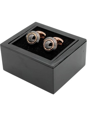 Godfroy Rose Siyah Kol Düğmesi