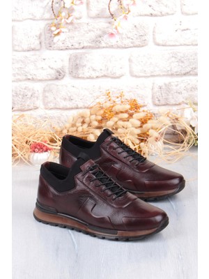 Pepita 5333 Rahat Lastikli Kauçuk Taban Hakiki Deri Erkek Ayakkabı
