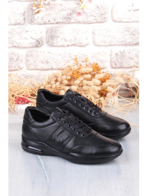 Pepita M337 Rahat Kauçuk Air Taban Taban Hakiki Deri Erkek Ayakkabı