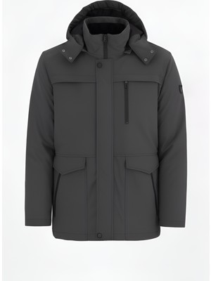 Erkek Gri Erkek Kışlık Şişme Kaban – Sıcak Tutan, Hafif ve Şık Tasarım Mont&kaban