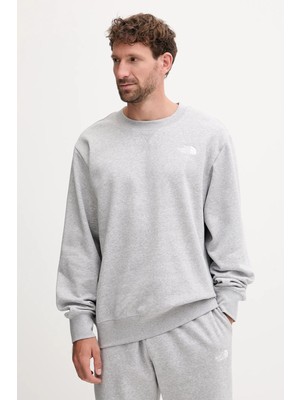The North Face M Essentıal Relaxed Crewneck Sweatshırt Erkek Gri Sweatshirt NF0A89ETDYX1