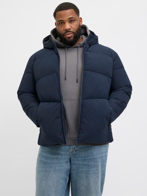 Jack Jones Jjglobal Puffer Jacket Pls Erkek Bej Büyük Beden Mont 12283873-06