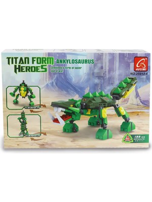 Ausini Titan Form Heroes-6 Ankylosaurus 133 Parça