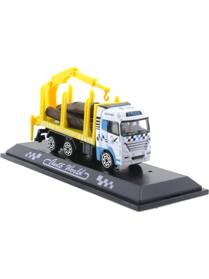 Die Cast Mini Sarı Kütük Kamyonu