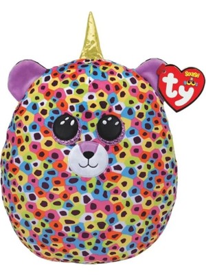 Ty Squishy Beanies Yastık Renkli Leopar Giselle 26 cm