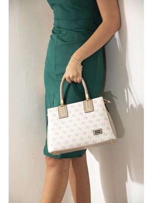 Silver Polo Kadın El Çantası Bej - Kum SP1000