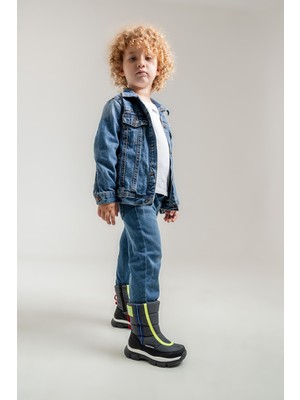 Mnpc Erkek Çocuk Antrasit Su Geçirmez Anatomik Günlük Bot