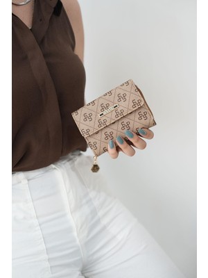 Silver Polo Kadın Cüzdan & Kartlık Koyu Bej  - Taba SP1100 Silver & Polo