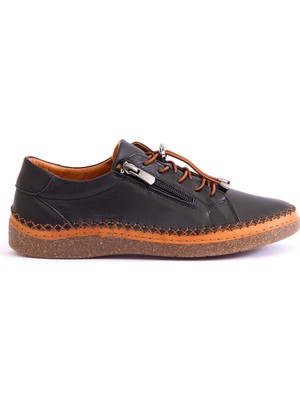 Deri Kadın Sneaker Ayakkabı 25KHMS8207V1