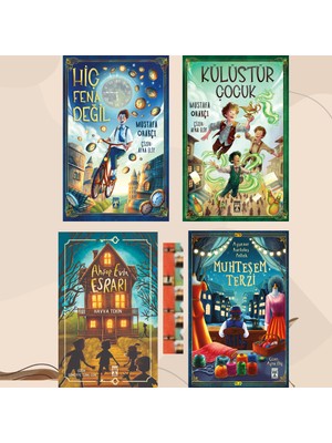 4.5. Sınıf- Muhteşem Terzi, Ahşap Evin Esrarı, Külüstür Çocuk, Hiç Fena Değil (4kitap)
