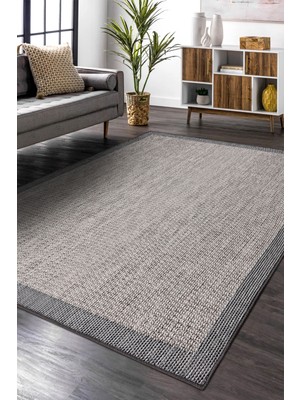 Sisaletta Jüt Görünümlü Sisal Dokuma Modern Kilim | Tozumaz, Robot Süpürge Uyumlu
