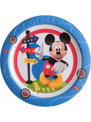 Trudeau Kbobaby Disney Mickey Eğlence Evi Çocuk Melamin Yemek Tabağı