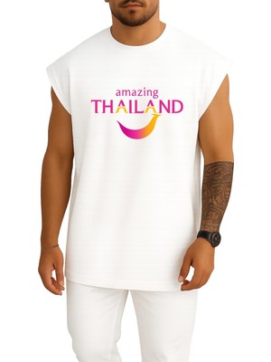 Oversize Tourism Authority Of Thailand Tourism In Thailand Travel Göğüs Tasarımlı Atlet