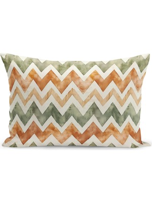 Sonbahar Ekose Serisi Çift Tarafı  Baskılı Kırlent Kılıfı (Halloween Autumn Cushion Cover)