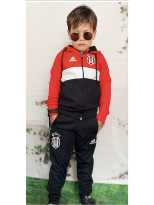 Çocuk Kapuşonlu Fermuarlı Taraftar Takım