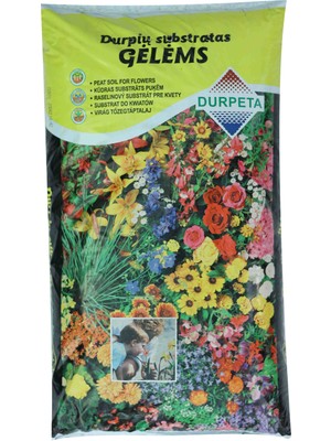 Peat Substrate Flowers - Çiçekli Bitkiler Için Özel Torf Dikim Karışımı - 20 Litre