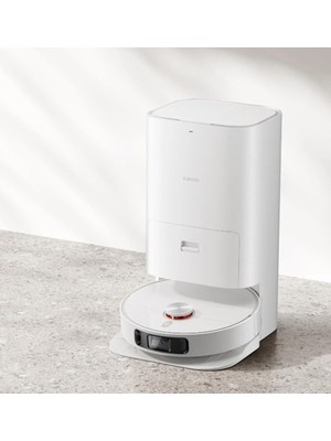 Istasyonlu Çift Döner Paspaslı 4000PA Akıllı Apple-Android Wi-Fi Kontrol Robot Süpürge