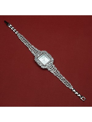 Silvalli WQ4 Kare Gümüş Saat