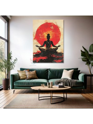 Kanvas Tablo Ev Ofis Duvar Tablosu Yoga Huzur Yeni Ev Hediyesi Kanvas Ev Dekoru