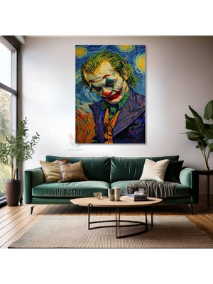 Kanvas Tablo Ev Ofis Duvar Tablosu Van Gogh Joker Yeni Ev Hediyesi Kanvas Ev Dekoru