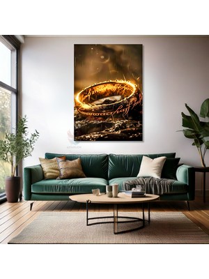 Kanvas Tablo Ev Ofis Duvar Tablosu Hukum Yüzüğü Yeni Ev Hediyesi Kanvas Ev Dekoru