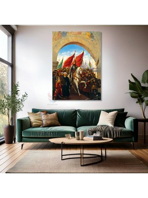 Kanvas Tablo Ev Ofis Duvar Tablosu Fetih Tablosu Yeni Ev Hediyesi Kanvas Ev Dekoru
