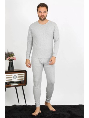 Erkek Pamuk Gri Içlik Takım