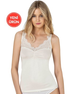 Kadın Pamuklu Modal Esnek Yumuşak Kalın Askılı Atlet