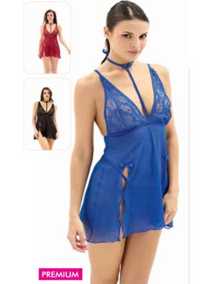 Iç Giyim Moongirl Fantezi Şeffaf Tül Gecelik