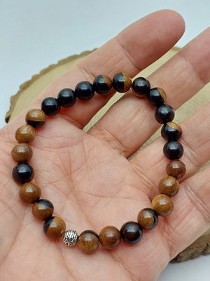 Yaşam Tohumu Abanoz Ağacı Bileklik 8mm (56540)