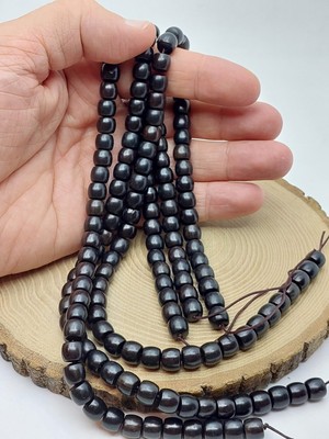 Yaşam Tohumu Abanoz Ağacı Kapsül Kesim Ahşap Dizi 7*8mm (56604)