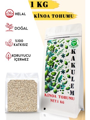 Sertifikalı 1 kg Glutensiz Beyaz Kinoa Tohumu Tane