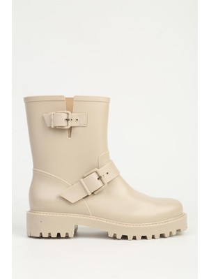 Pierre Cardin Bej Kadın Yağmur Botu PC-55316