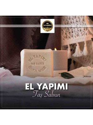 Wolawood El Yapımı Doğal Taş Sabun %100 Bitkisel Özlü – Geleneksel Cilt Temizliği ve Bakım Sabunu