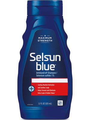 Selsun Blue Medicated Şampuan 325 Ml Besleyici Etki ile Tüm Saç Tipleri İçin Özel Formül