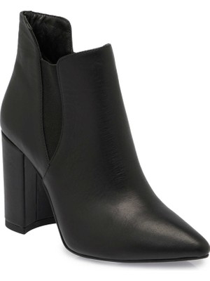 Tergan Siyah Hakiki Deri Kadın Bot - K25K1BT68285-A23