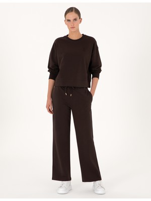 Pierre Cardin Kadın Kahverengi Loose Fit Eşofman Altı 50314964-VR029