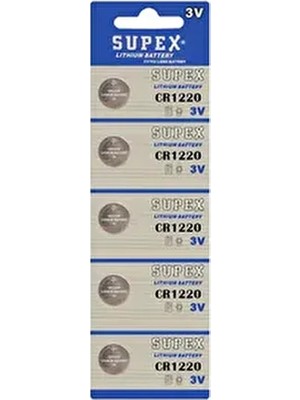 CR1220 3V Lityum 5li Blister Pil