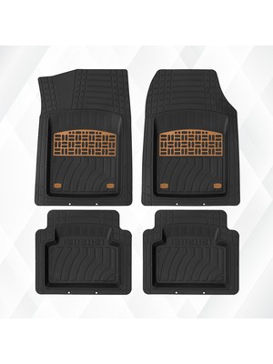 Mini Cooper Cabrio  2010-2020 Model 4d Joker Ahşap Havuzlu   Paspas