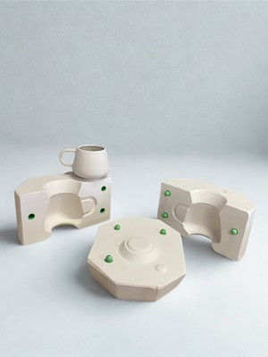 6 cm cm Kardelen Çay Fincanı Alçı Kalıbı - Kardelen Çay Fincanı - Sanatsal Seri