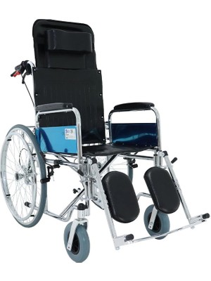 Golfi Çok Fonksiyonlu Tekerlekli Sandalye | Geniş Ayarlanabilir Sırtlık, Yatabilir Koltuk, Katlanabilir Yapı G124E
